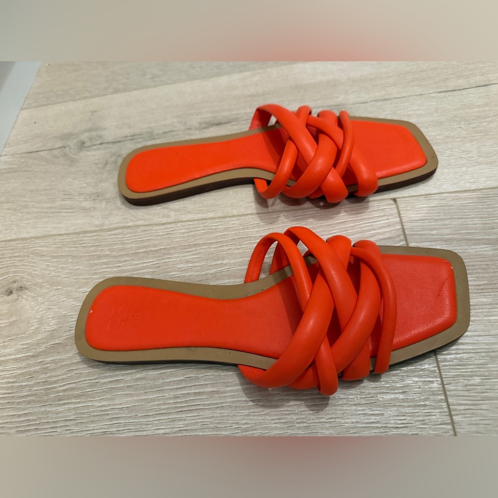 Zara Orange Sandals